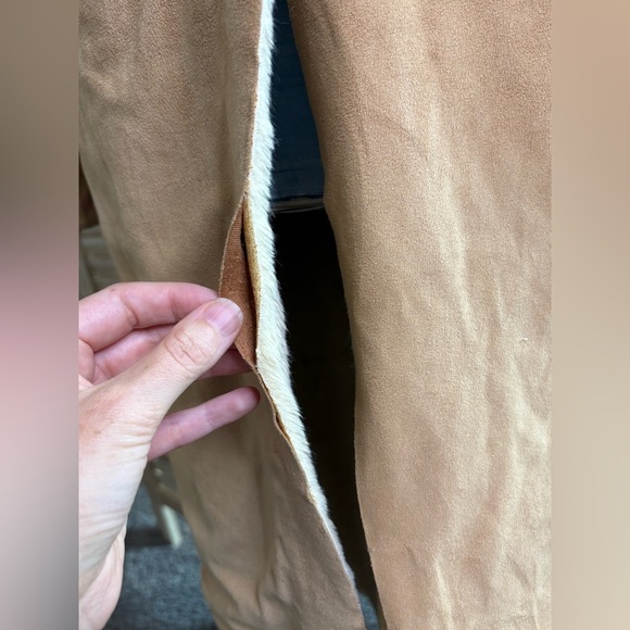 BANANA REPUBLIC ultra suede coat, size large, made in Italy - Picture 6 of 7